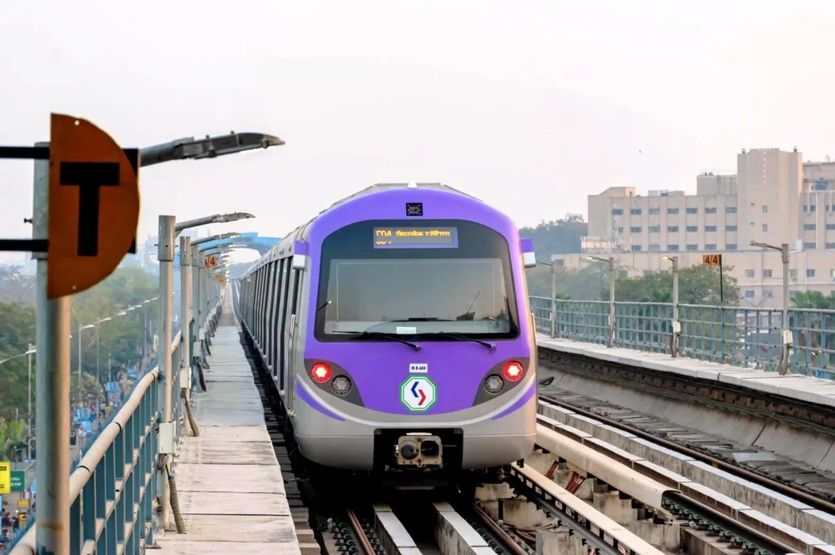 Latest news image for "Kolkata Metro's Purple Line moves closer to completion after major tunnelling breakthrough at Victoria Memorial"